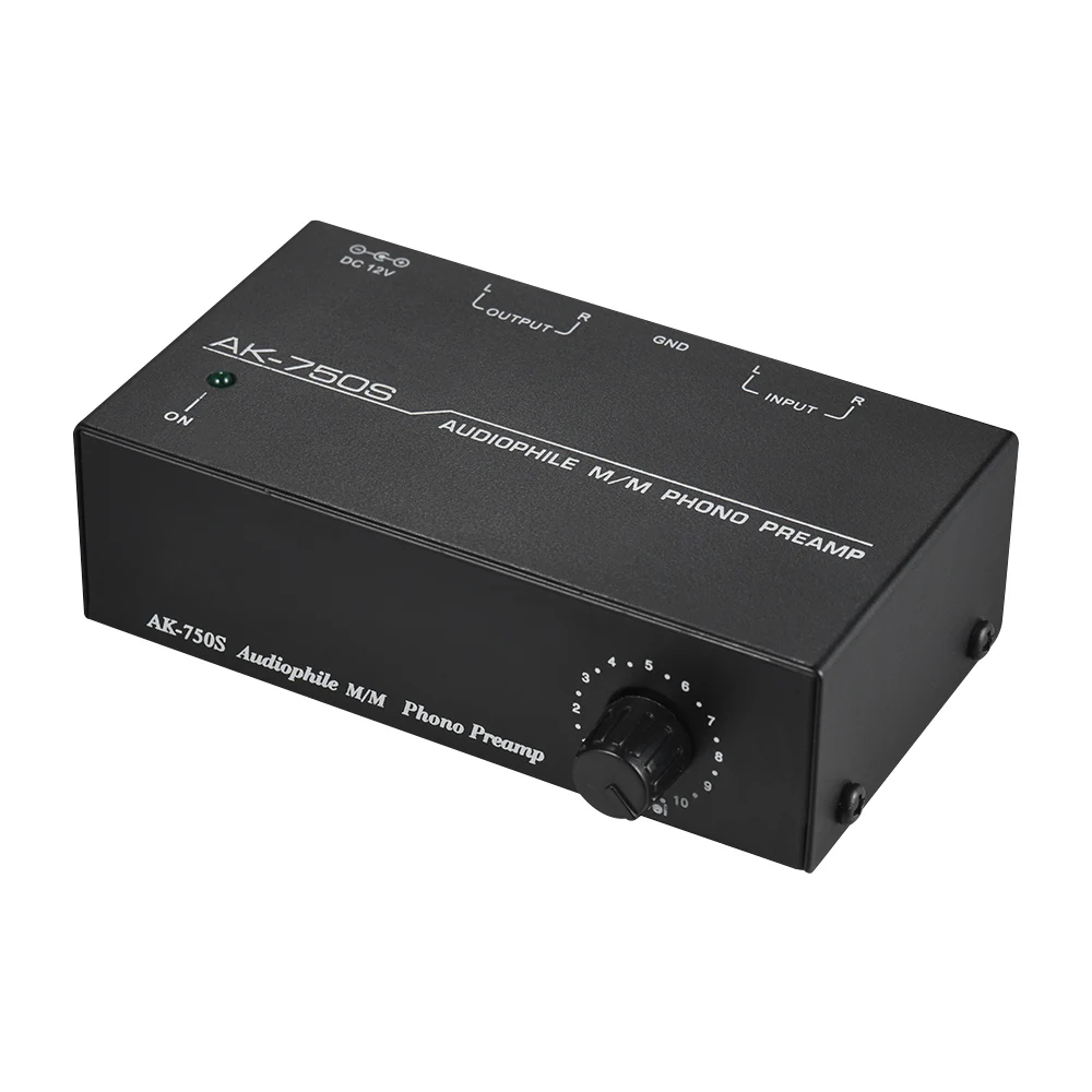 

Audiophile M/M Phono Preamp Preamplifier with Level Controls RCA Input & Output Interfaces Amplifier