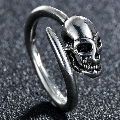 Панк регулируемые винтажные кольца в стиле хиппи Банни шикарные ручной работы