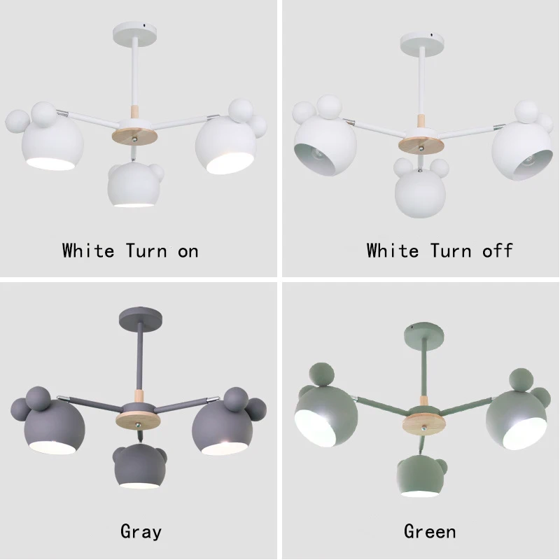 Детская люстра деревянная детская подвесная настенная лампа Скандинавский