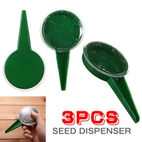 adjustable garden plant seed dispenser sower dial creative disseminator for wildflower lawn seeds sowing garden supplies