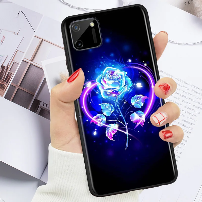 

Love Rose Flower For OPPO Realme C2 C3 C11 C12 C15 C17 X2 X3 X7 XT X50 Q2 Q2i V3 V5 V15 Pro Phone Case