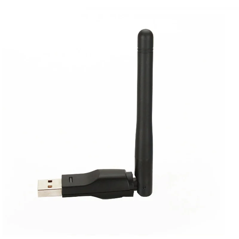 Беспроводная сетевая карта RT5370 150 Мбит/с USB Wi-Fi 802 11 b/g/n сетевой адаптер вращающаяся