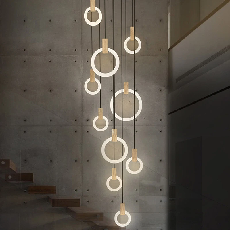 Современный светодиодный подвесной светильник с люстрами для гостиной