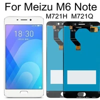 5 5 inch for meizu m6 note note6 lcd display touch screen assembly replacement for meizu meilan note 6 m721h lcd display