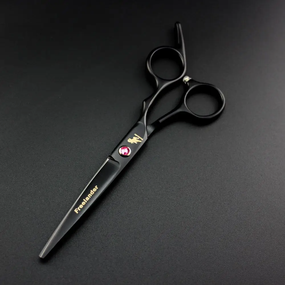 6 дюймов черные парикмахерские ножницы для резки филировочные профессиональные