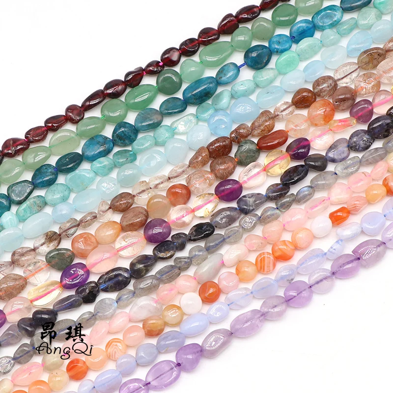 Fashion natural Jewelry amorphous Deep Blue Lapis Lazuli stones beads 6x8mm 8x10mm DIY men and women bracelet necklace | Украшения и