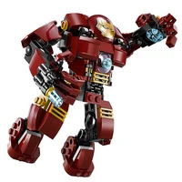 decool 7110 super iron robot model heroes sets 248pcs hulkbuster armor man buster building blocks toys for children lepinblocks