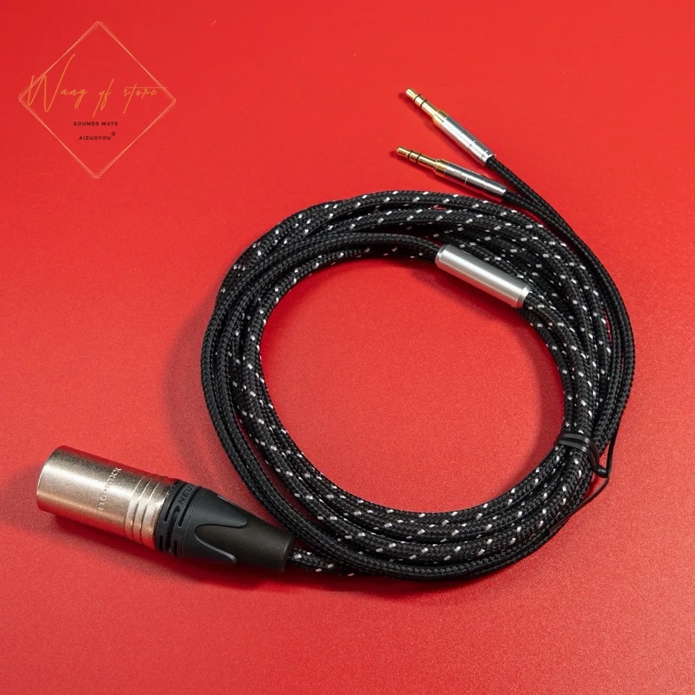 Hifi Balanced Audio Cable For Hifiman ANANDA Arya SUSVARA SUNDARA Headphone XLR 4 Pins CANNON PLUG 1.2M | Электроника
