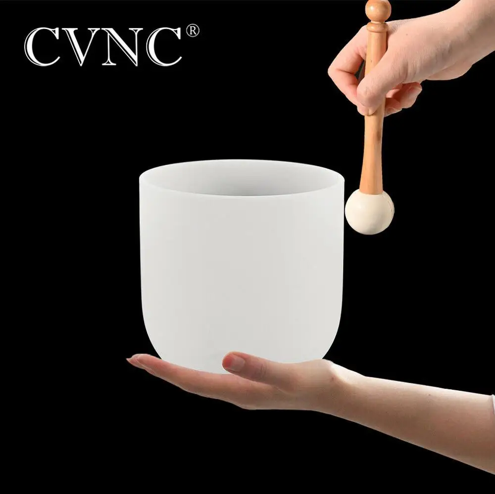 CVNC чакра 6 &quotNote C D E F G A B любой Note Матовый Кварцевый Поющий чаша для звуковой