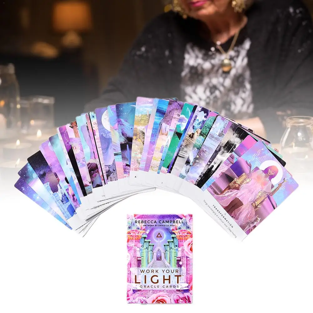 Новые 44 шт. карты Oracle Tarot, листы, светильник, карты, доска, игры, карты для игры, вечерние, развлекательные