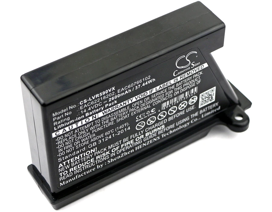 Обновленный литий-ионный аккумулятор Cameron Sino для LG EAC62218202 VR64703LVMB VR7412RB | Мобильные