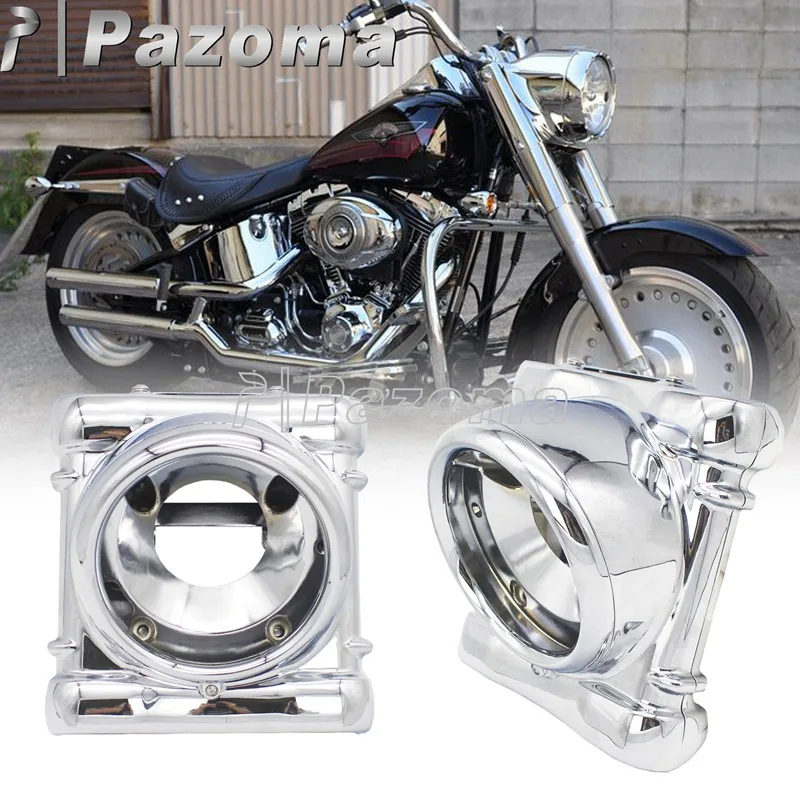 Комплект передних фар для Harley ковш отделки передней фары Sportster Dyna Road King XL 883 1200 FXD | Накладки и декоративные молдинги -4000449381579