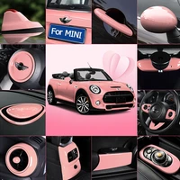 car sticker pink full set trims for girs mini cooper one countryman clubman cabrio f54 f55 f56 f57interior exterior accessories