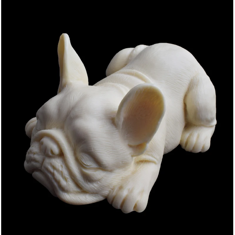 3D бульдог мусс торт Милая корректирующая собака клейкая форма инструмент для