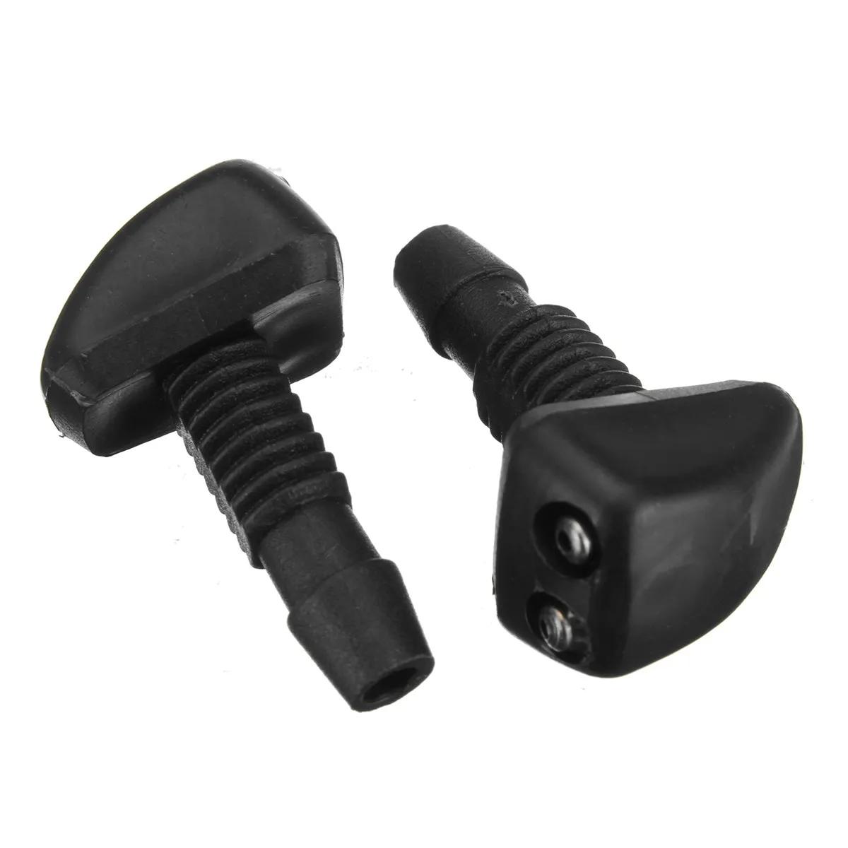 Pair of Universal Car Windscreen Washer Wiper Nozzle Front Window Spray Jet |