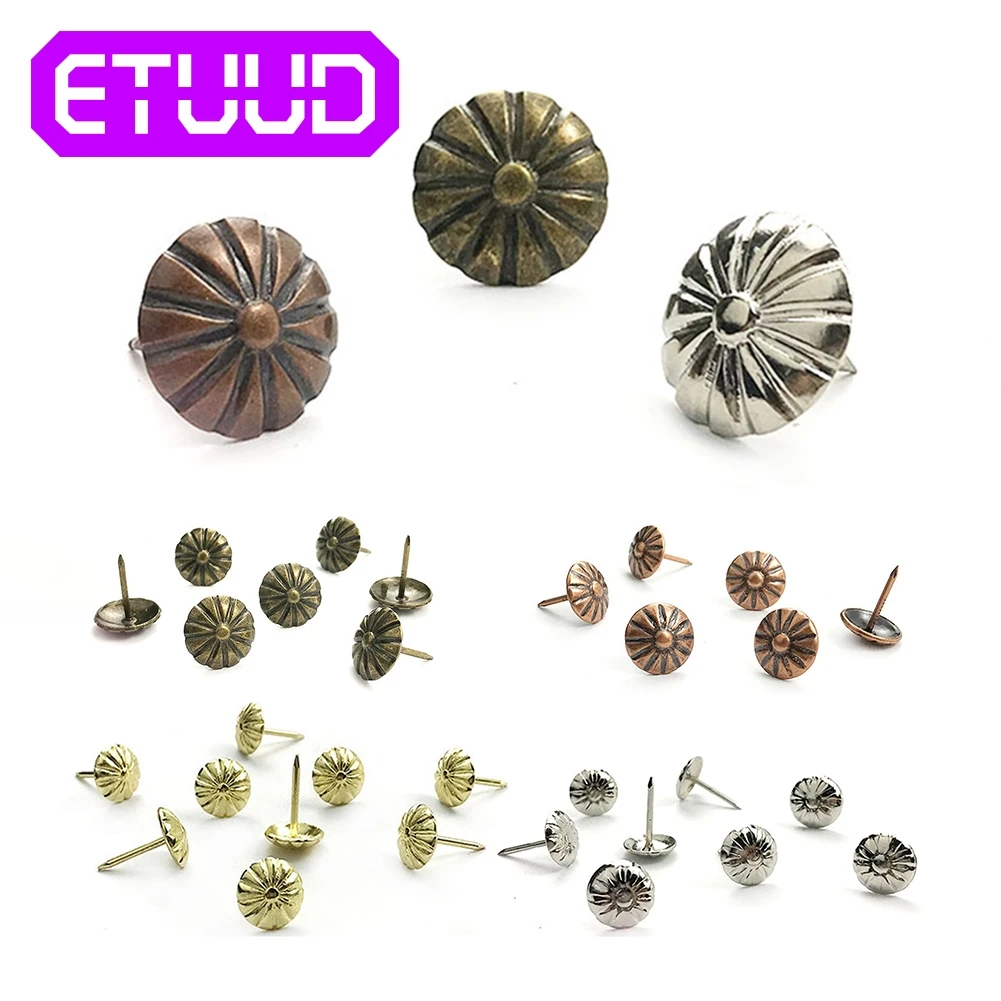 100 шт. бронзовая обивка декоративная имитация товара Подарочная коробка для