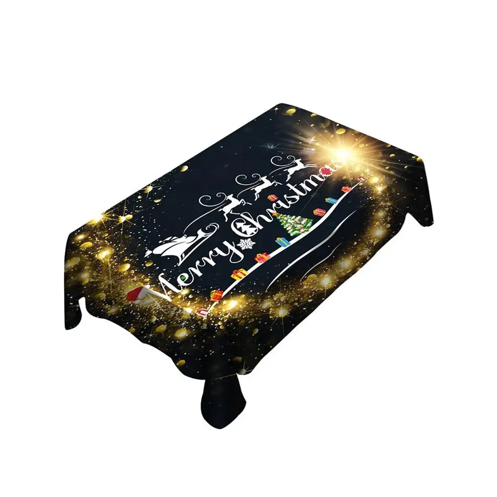 150x210cm Рождественская скатерть/Чехол для стула цифровая печать Рождественское украшение стола Домашнее украшение 40 - Цвет: 150x210cm