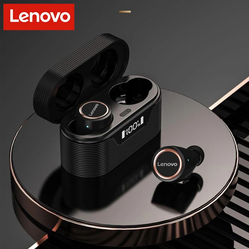 

Lenovo LP12 Wireless Earphone IPX4 Waterproof Earbuds Sport Music Headset TWS Fone Bluetooth 5.0 Digital Display Mic Headphone