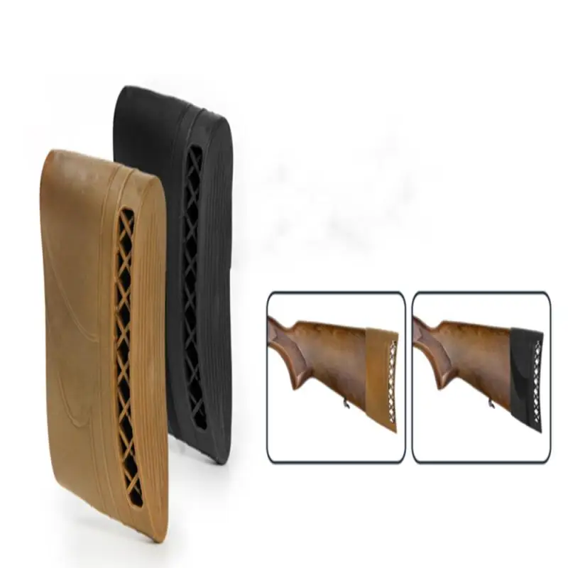 

Hunt Rubber Recoil Pad Rifle Rubber Recoil Pad Butt Stock Extension Black/Brown Butt Stock Parts