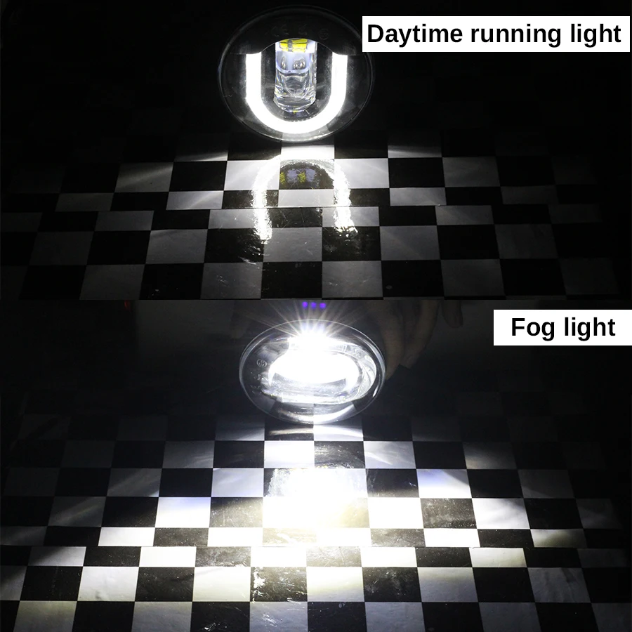 Cawanerl 2 X автомобильные аксессуары светодиодный туман светильник DRL
