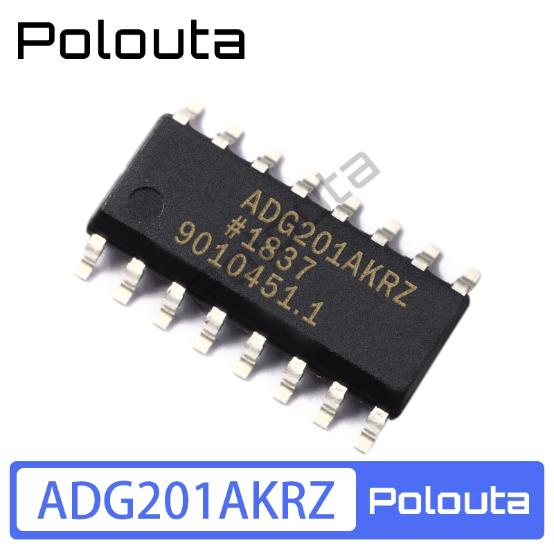 

2 Pcs/Set ADG201AKRZ-REEL7 SOP-16 Four-way SPST Switch Chip Arduino Nano Integrated Circuits Diy Electronic Kit Free Shipping