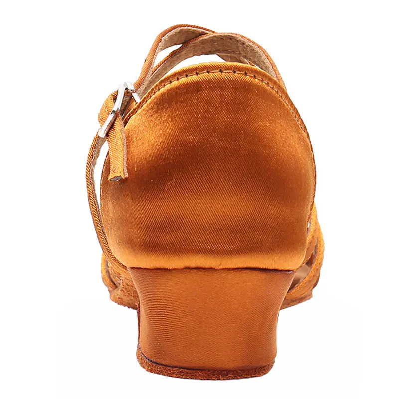 Kids Salsa Dance Shoes Children Girl's Latin Jazz Dance Shoes White Black Low Heel Sandals Woman Ballroom Tango Dancing Shoes