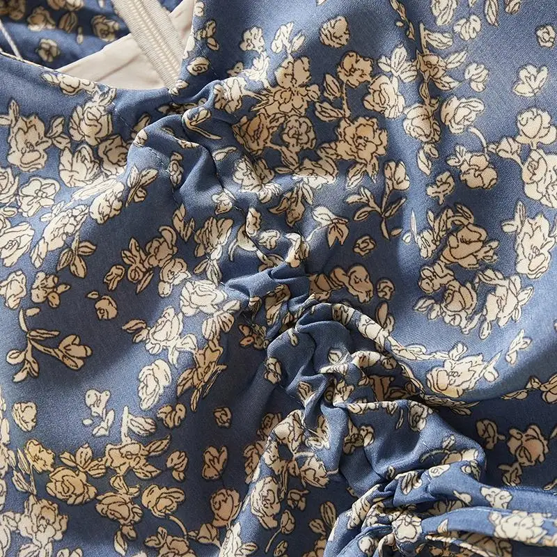 Большие размеры S-4XL женское модное элегантное платье с цветочным принтом осень