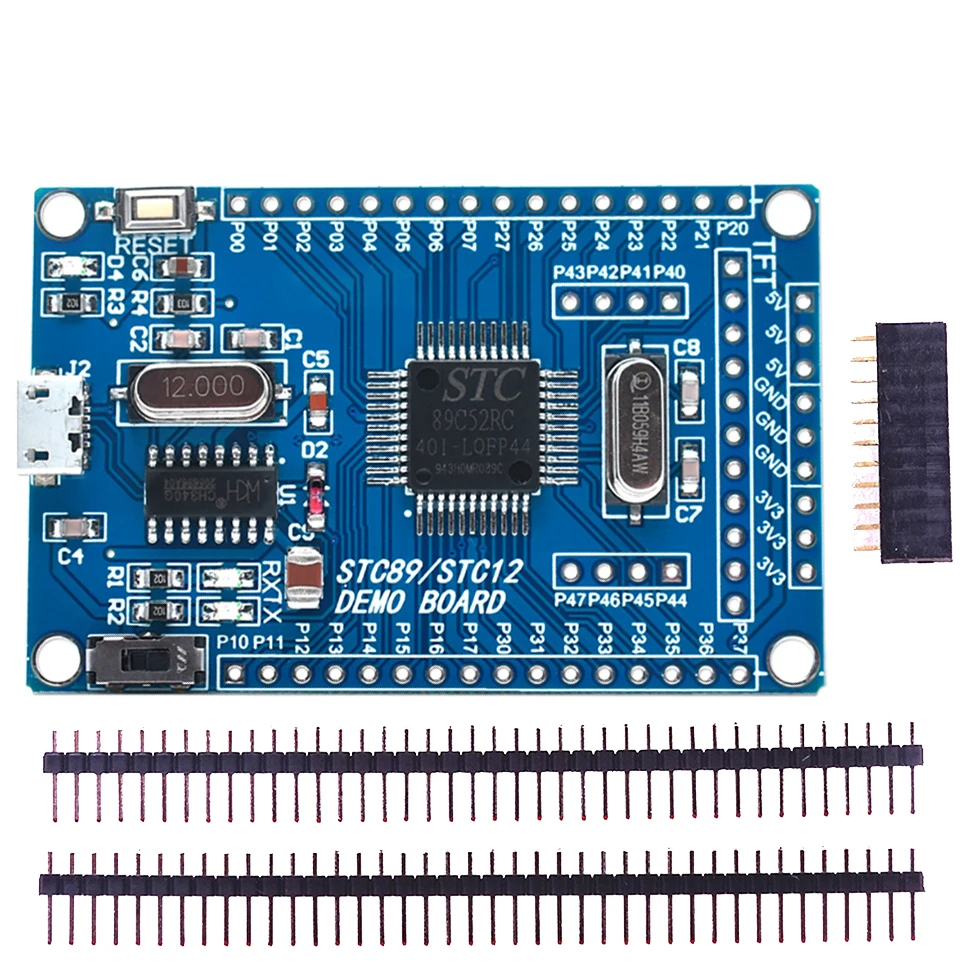 51 SCM минимальная системная плата STC89C52 STC51 STC89C52RC core для обучения развитию LCD TFT