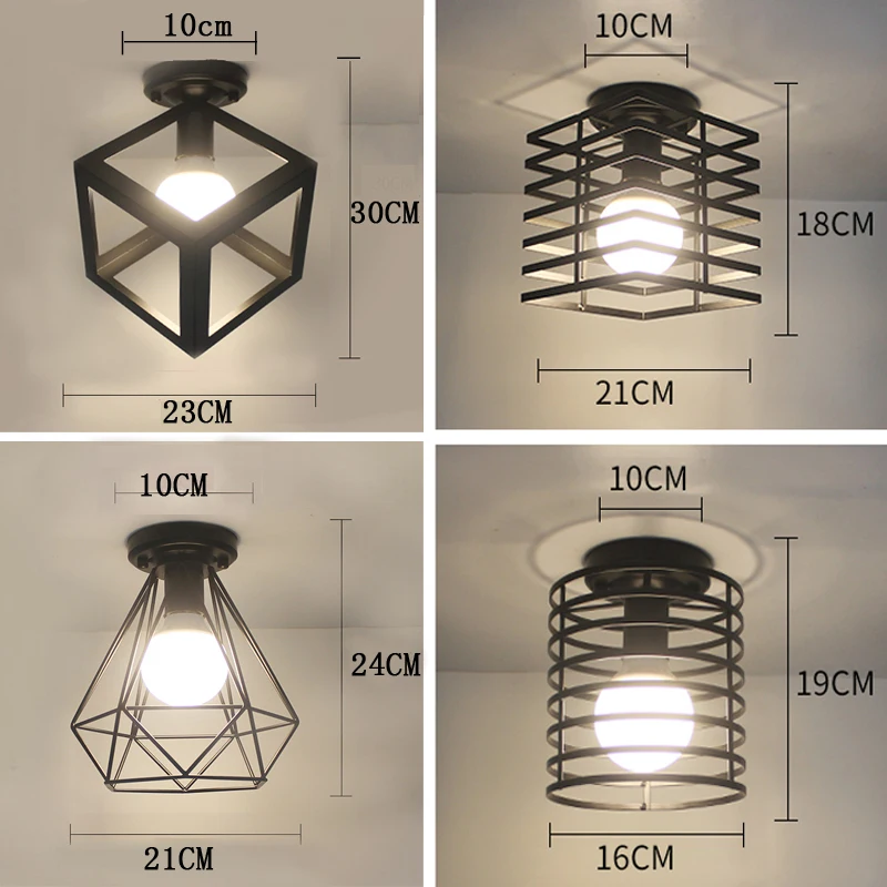 Потолочный светильник s современный потолочный металлический Лофт Декор лампа