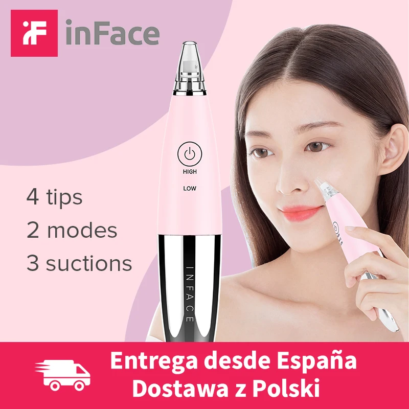 10 шт./лот InFace Удаление угрей уход за кожей пор вакуумная акне прыщей вакуумный