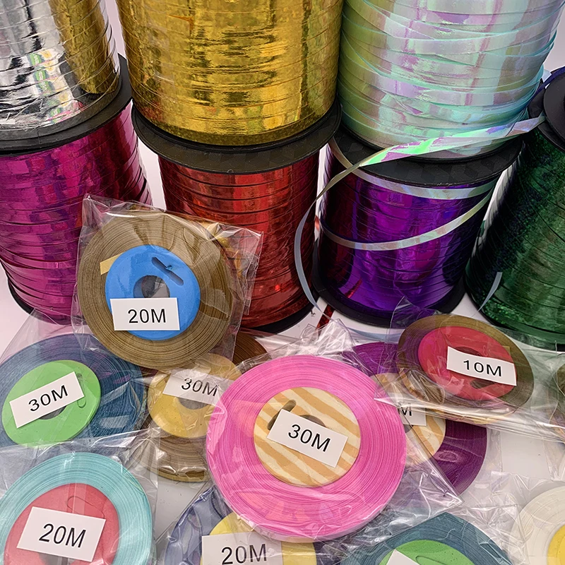 Лента лазер Ynaayu атласная декоративная лента для воздушных шаров подарочных