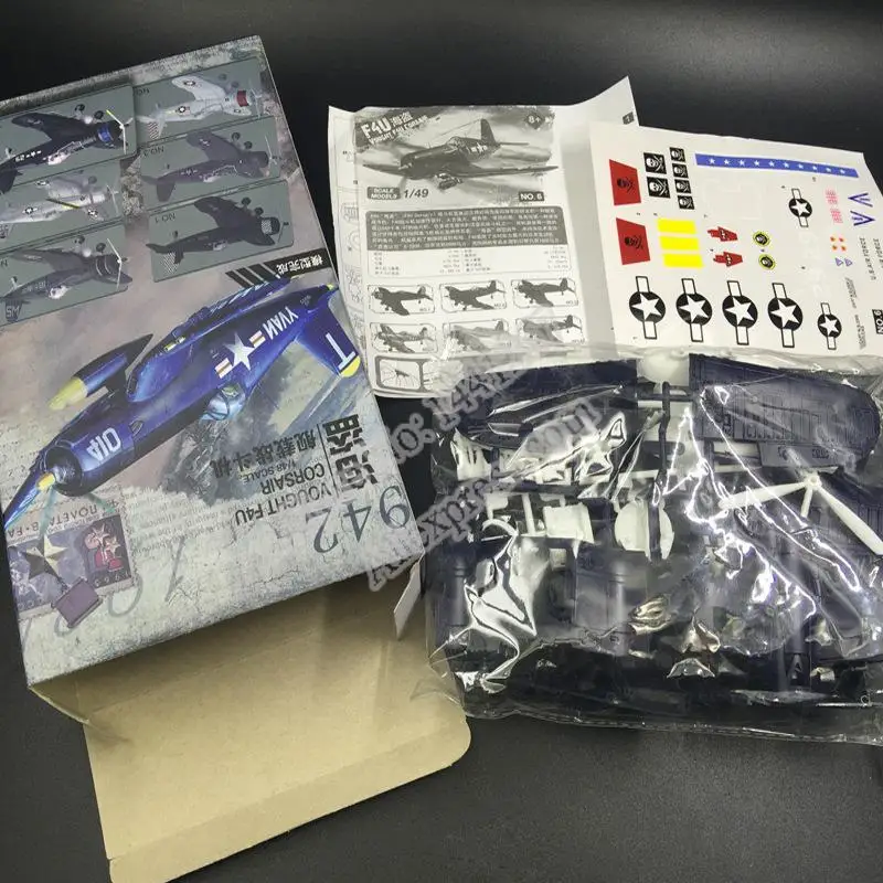 6 шт./компл. Вторая мировая война США F4U пиратский Перевозчик истребитель 4D сборка