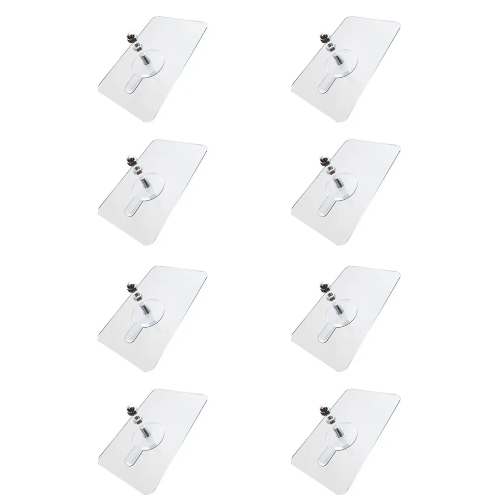 Non-trace Transparent Strong Self Adhesive Door Wall Hangers Hook For Silicone Storage Hanging Kitchen Magic Bathroom Accessorie | Дом и сад