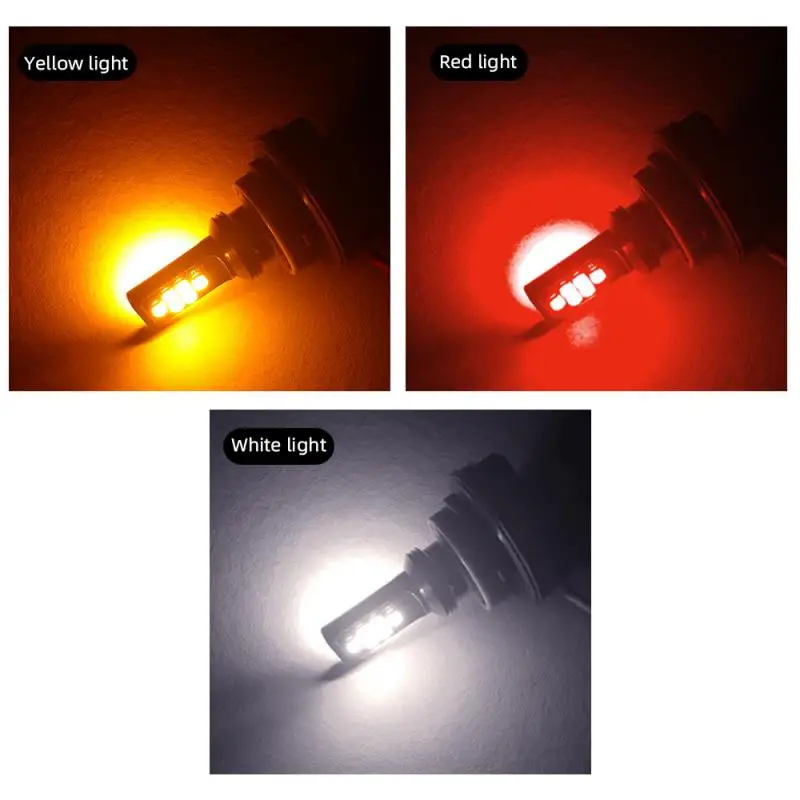 Автомобильные светодиодные лампы T20 1156 1157 3030 12 Smd Canbus супер яркие противотуманные