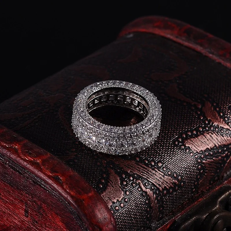 Silver color Zircon Women Rings |
