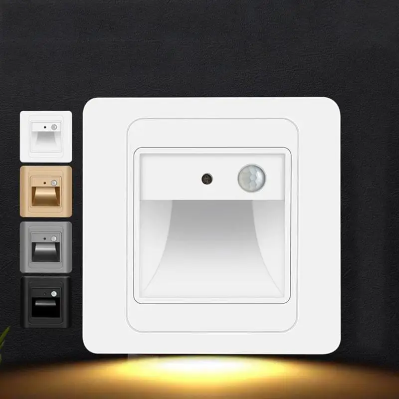 Умный ночник с пассивным ИК датчиком движения светодиодный светсветильник льник