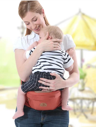 Новый детский рюкзак-кенгуру для ношения младенцев на поясе.