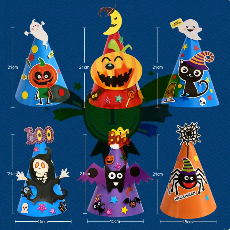 Детская игра Сделай Сам Хэллоуин вечерние с рисунками Тыква шляпа ведьмы капсулы
