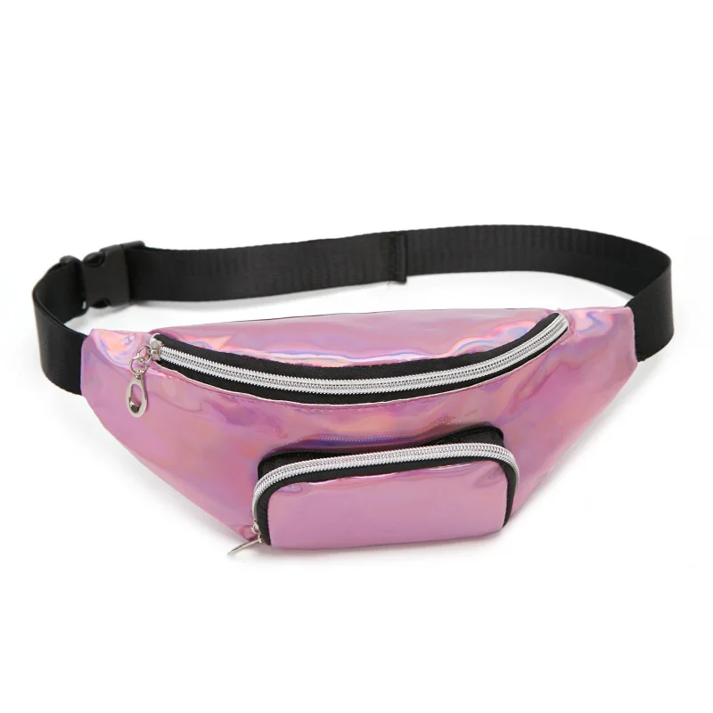 Pink Waist pack Женская поясная сумка, Кожаная поясная сумка, PU нагрудная сумка, Женская вместительная сумка-банан, сумка через плечо, сумка-бум, сумки-мессенджеры - Цвет: Pink Waist pack