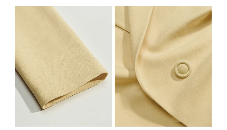 

[EAM] Loose Fit Black Asymmetrical Split Joint Short Jacket New Lapel Long Sleeve Women Coat Fashion Tide Spring 2021 LI197