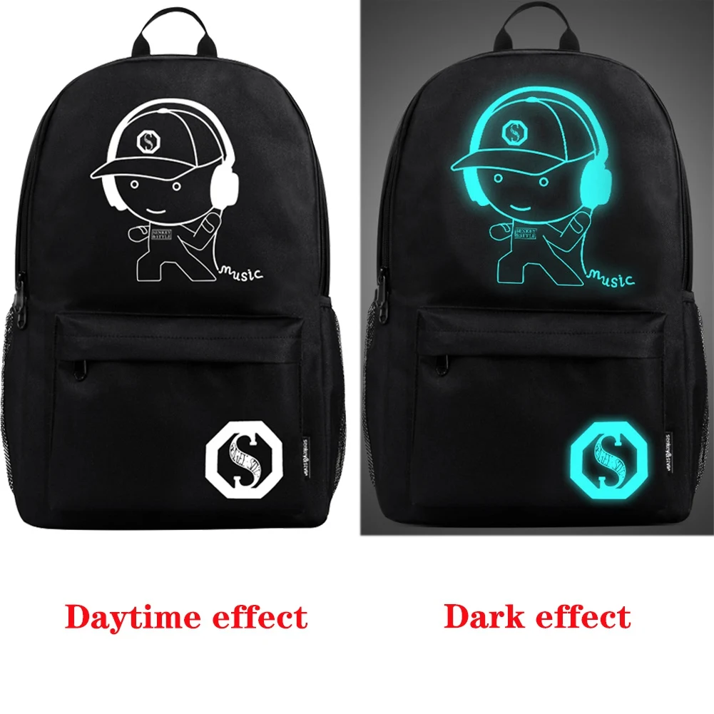 Рюкзак мужской из ткани Оксфорд с USB-зарядкой и голосовой активацией | Спорт