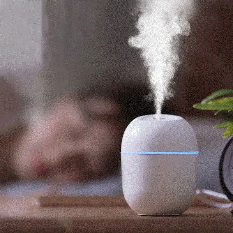 

AICHEN 200ml aromatherapy essential oil diffuser LED light ultrasonic cold fog humidifier air purifier