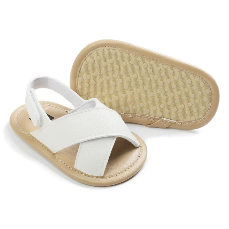 

Summer Baby Kid Boy Girl Sandals PU Prewalker Newborn Leather Soft Sole Crib Shoes Fashion Baby Shoes