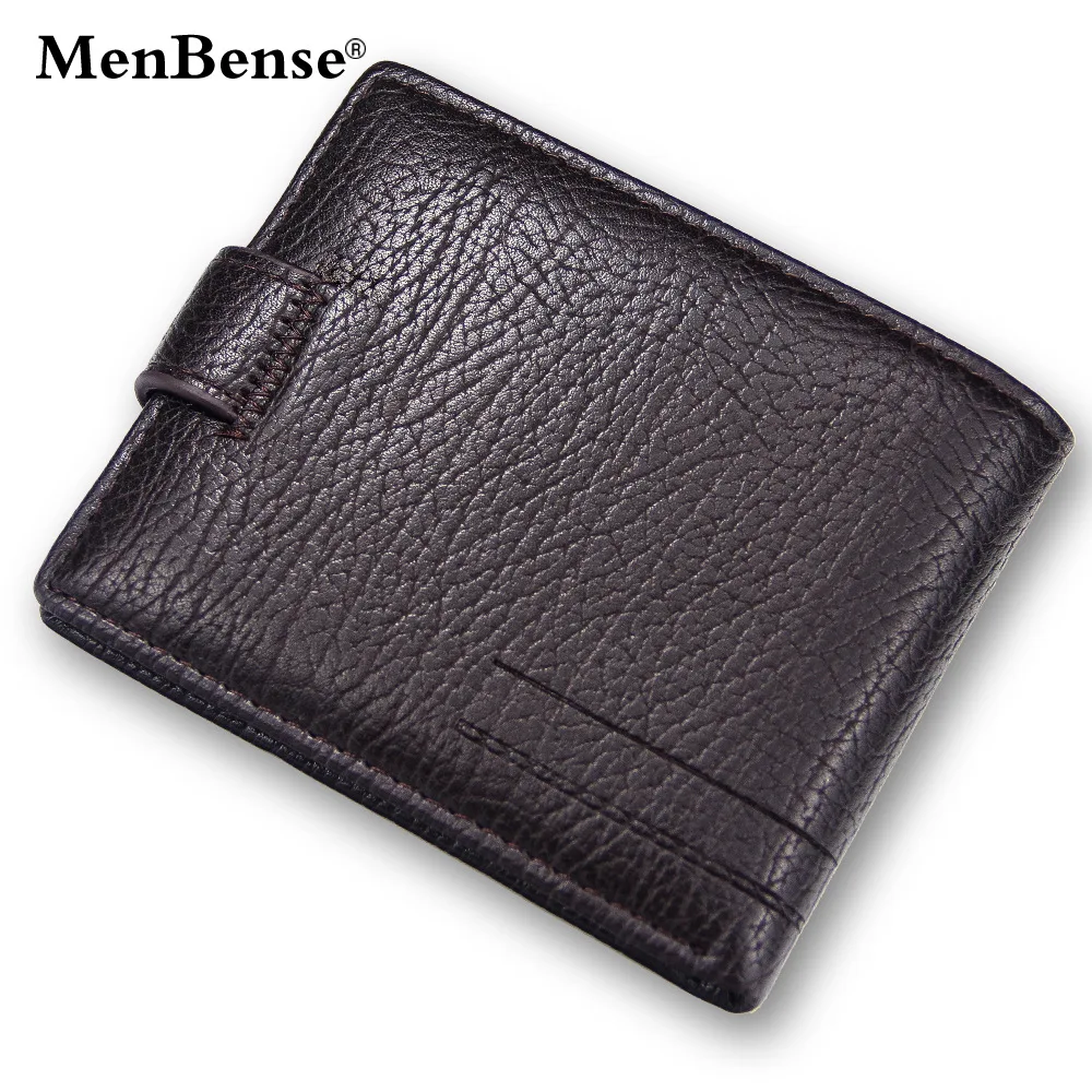 Деловой мужской короткий кошелек для монет из искусственной кожи Модный Большой