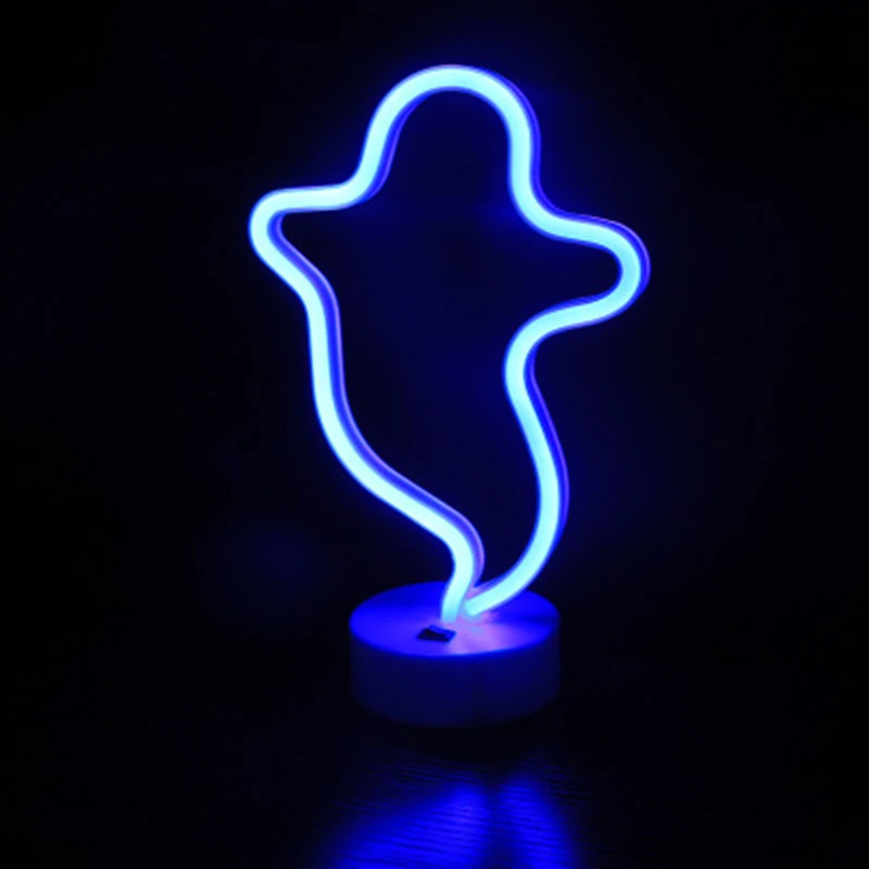 Цветной светодиодный неоновый светильник настольная лампа привлекательная