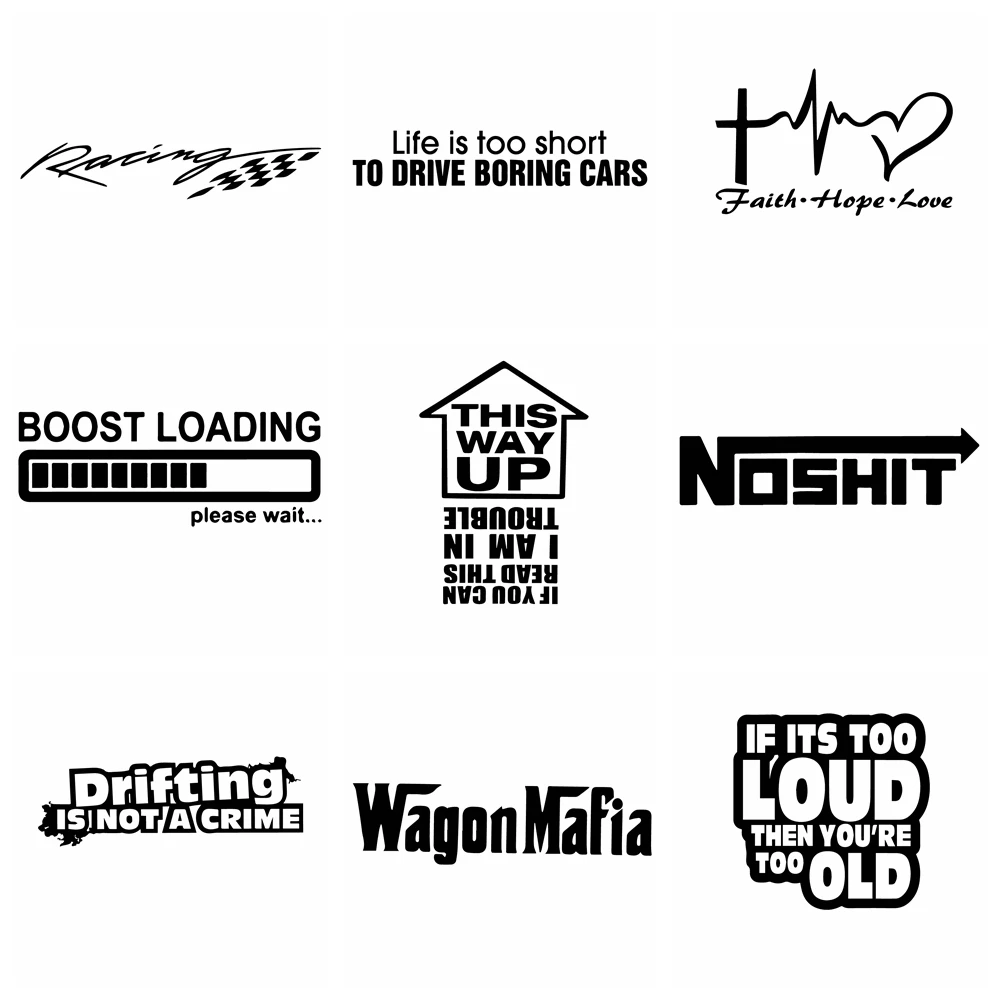 Стильные дизайнерские автомобильные наклейки и забавная виниловая оболочка для