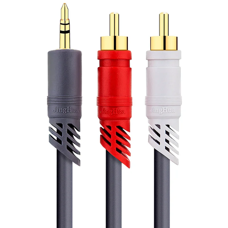 

Аудиокабель RCA, 3,5 мм на 2rca Aux rca разъем 3,5, аудио стерео Удлинительный кабель 4,5/10/16, 5/33/50/66/99 футов для усилителя домашнего кинотеатра