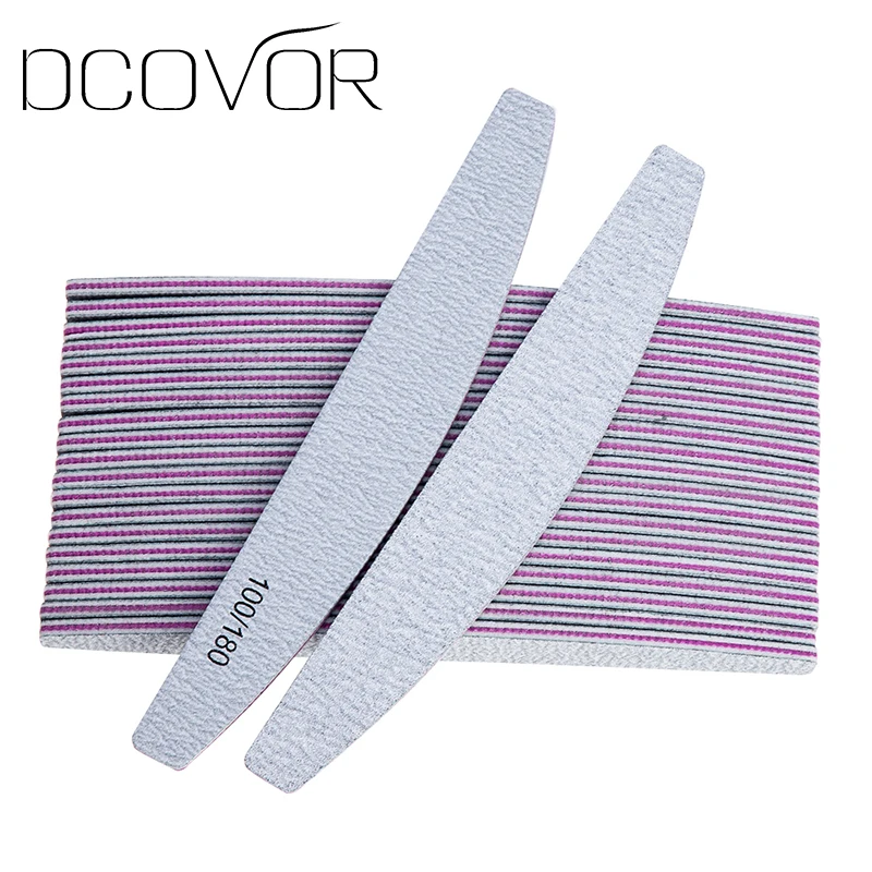 Пилка для ногтей 100/180 шлифовальный буфер блок педикюра маникюра полировки лака