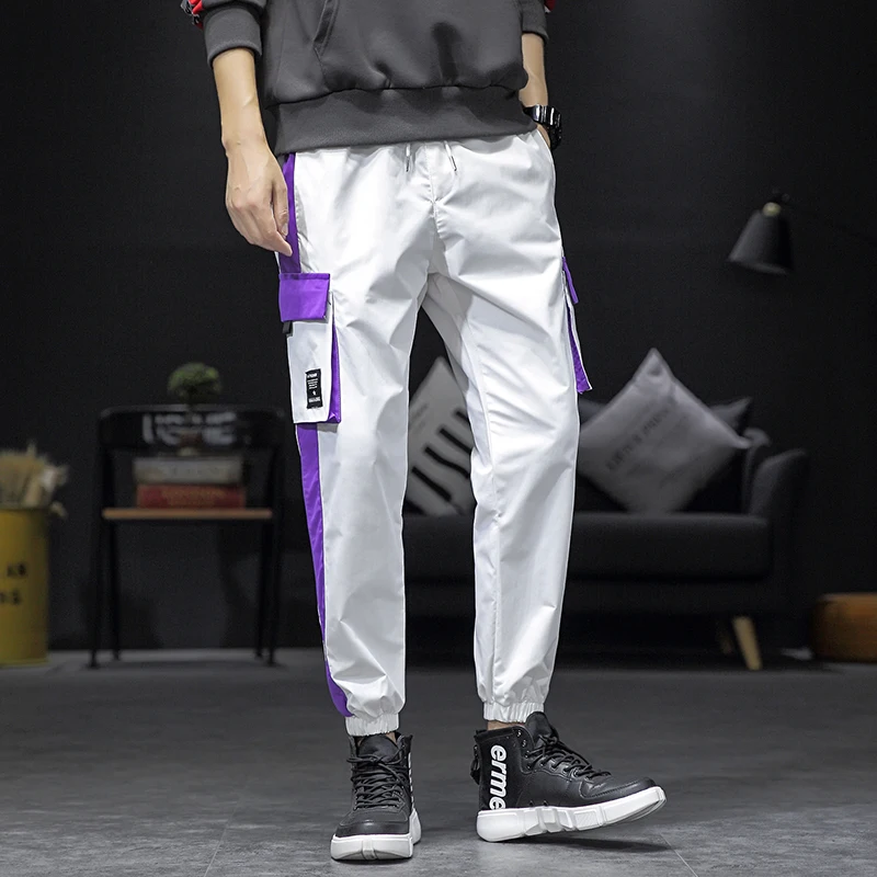 Новые стильные мужские брюки комбинезоны на весну повседневные спортивные