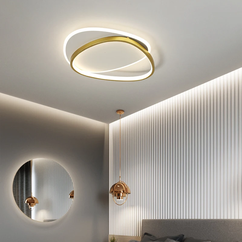 Минималистичный декор люстры для спальни современные домашние круглые